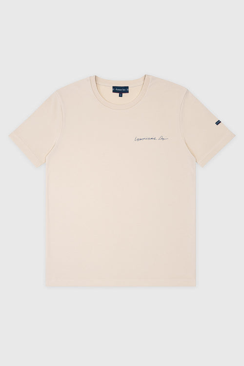 Unifarbenes gemischtes T-Shirt Kommissar Dupin - Baumwolle - Armor-lux - 1