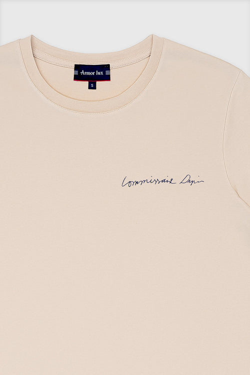 Unifarbenes gemischtes T-Shirt Kommissar Dupin - Baumwolle - Armor-lux - 3