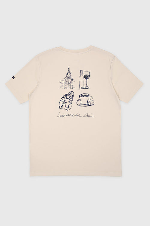 Unifarbenes gemischtes T-Shirt Kommissar Dupin - Baumwolle - Armor-lux - 2