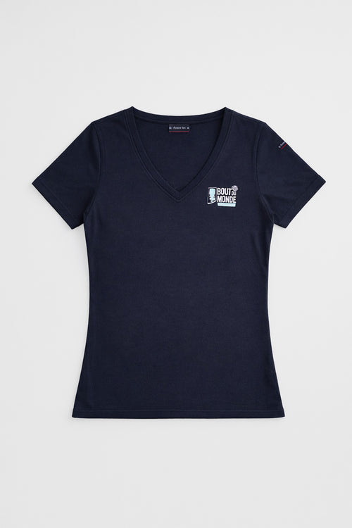 T-shirt col V Bout du Monde 2026 - Armor-lux - 1