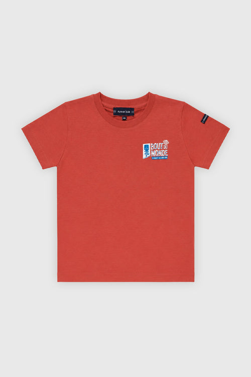 T-Shirt Bout du Monde 2026 Kinder - Baumwolle - Armor-lux - 1