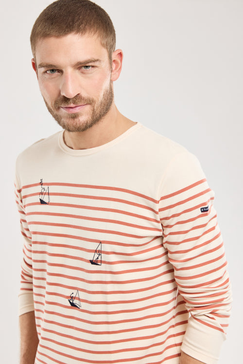 Embroidered boat sailor - thick cotton - Armor-lux - 2