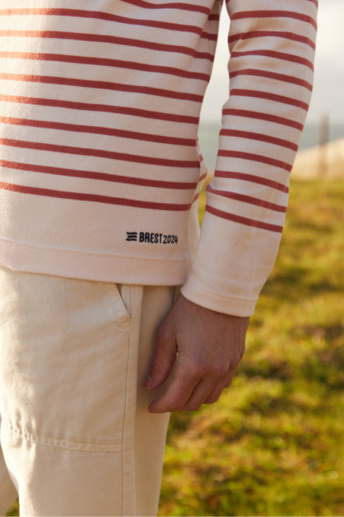 Marinière bateaux brodés - coton épais - Armor-lux - 6