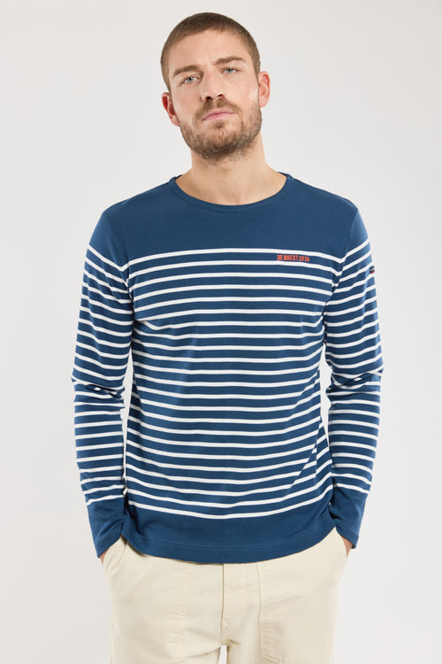 Marinière brodée - coton épais - Armor-lux - 4