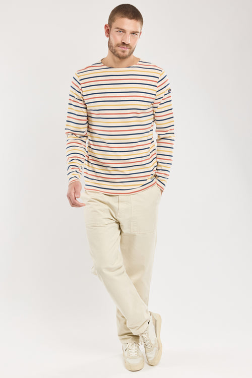 Three-coloured sailor stripe - thick cotton - Armor-lux - 3