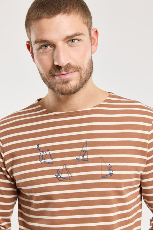 Embroidered boat sailor - thick cotton - Armor-lux - 4