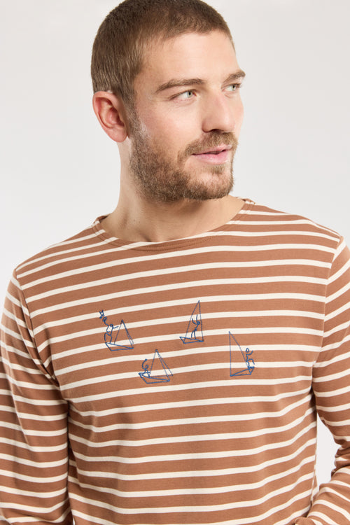 Embroidered boat sailor - thick cotton - Armor-lux - 2