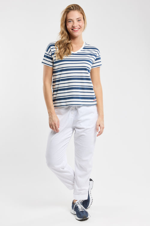 Striped T-shirt - lightweight cotton - Armor-lux - 4