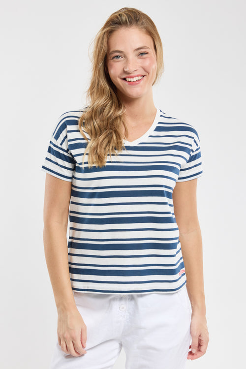 Striped T-shirt - lightweight cotton - Armor-lux - 1