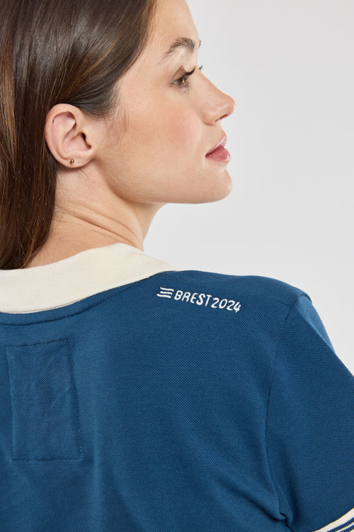 Short-sleeved printed polo shirt - cotton - Armor-lux - 3