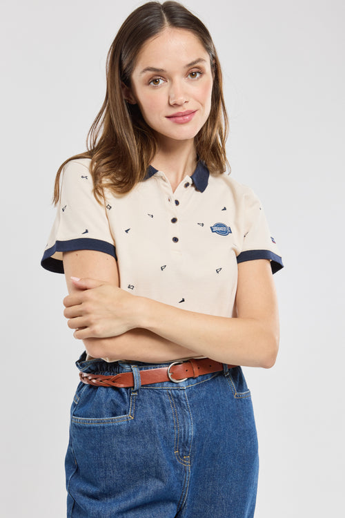 Poloshirt mit kurzen Ärmeln Stickerei „Brest 2024“ – Baumwolle - Armor-lux - 5
