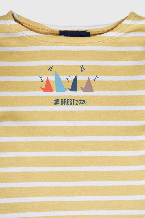 Matrosenshirt mit Siebdruck Kids – dicke Baumwolle - Armor-lux - 2