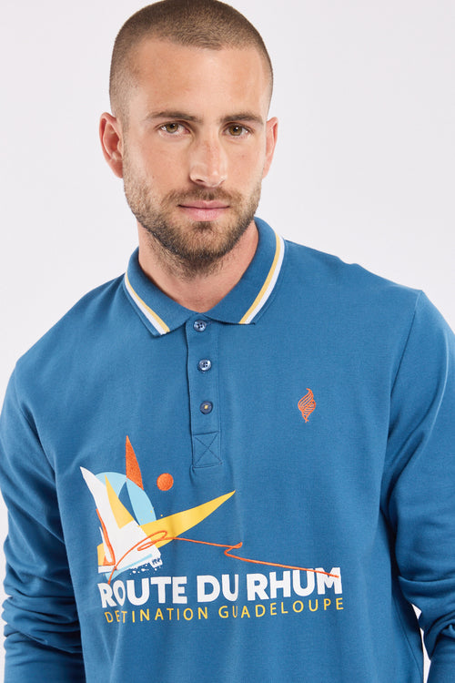 Poloshirt mit langen Ärmeln – Route du Rhum 2022 – Destination Guadeloupe - Armor-lux - 1