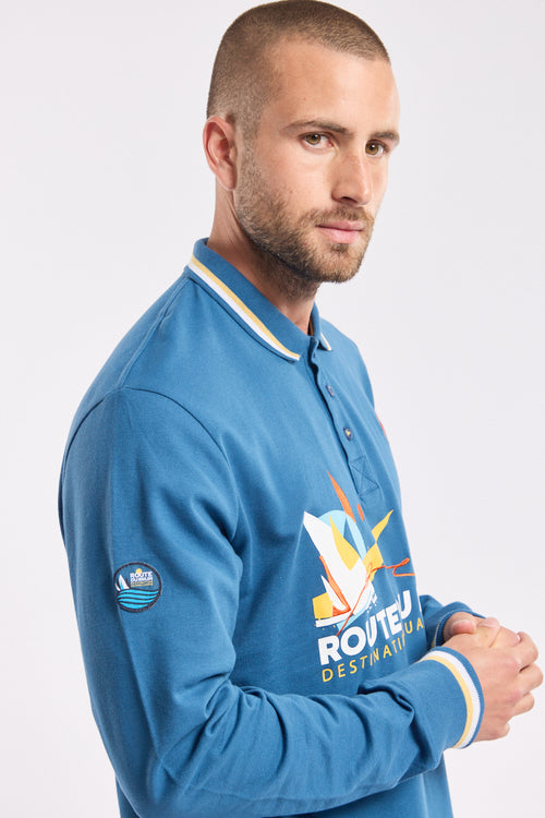 Poloshirt mit langen Ärmeln – Route du Rhum 2022 – Destination Guadeloupe - Armor-lux - 4