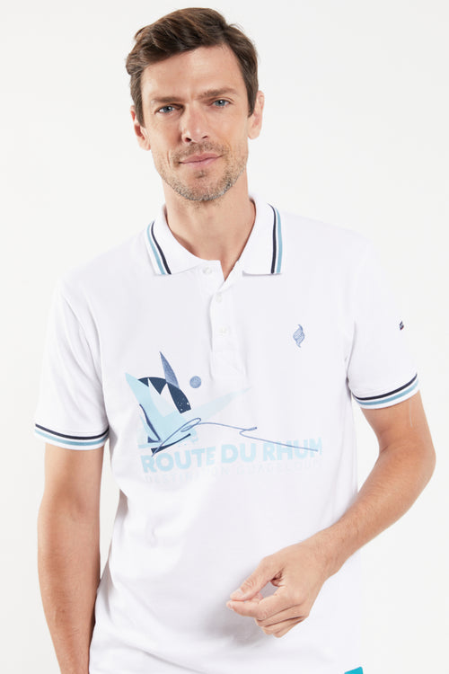 Short-sleeve polo shirt - Route du Rhum - Destination Guadeloupe - Armor-lux - 1