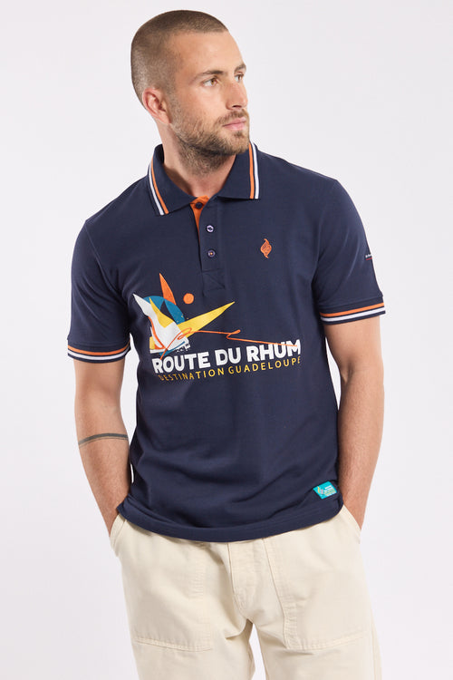 Poloshirt mit kurzen Ärmeln – Route du Rhum 2022 – Destination Guadeloupe - Armor-lux - 2