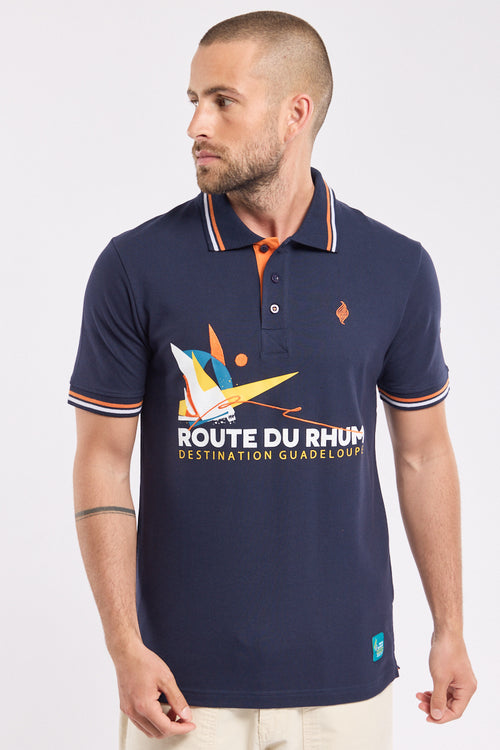 Poloshirt mit kurzen Ärmeln – Route du Rhum 2022 – Destination Guadeloupe - Armor-lux - 3