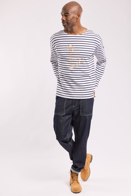 Marinière Escale à Sète - coton épais - Armor-lux - 3