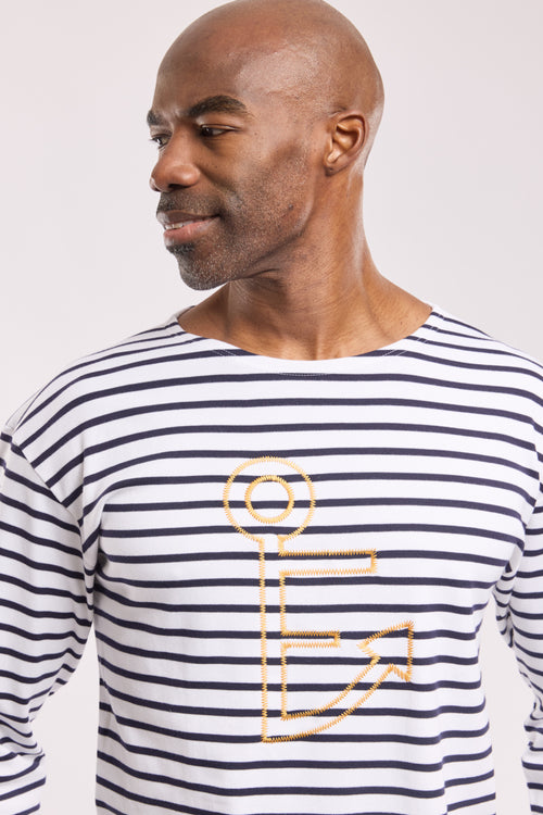 Marinière Escale à Sète - coton épais - Armor-lux - 2