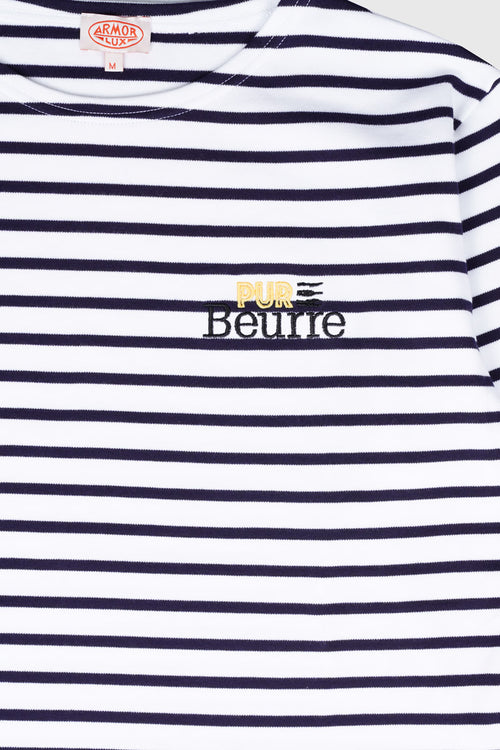 “Pur Beurre” striped shirt - thick cotton - Armor-lux - 2