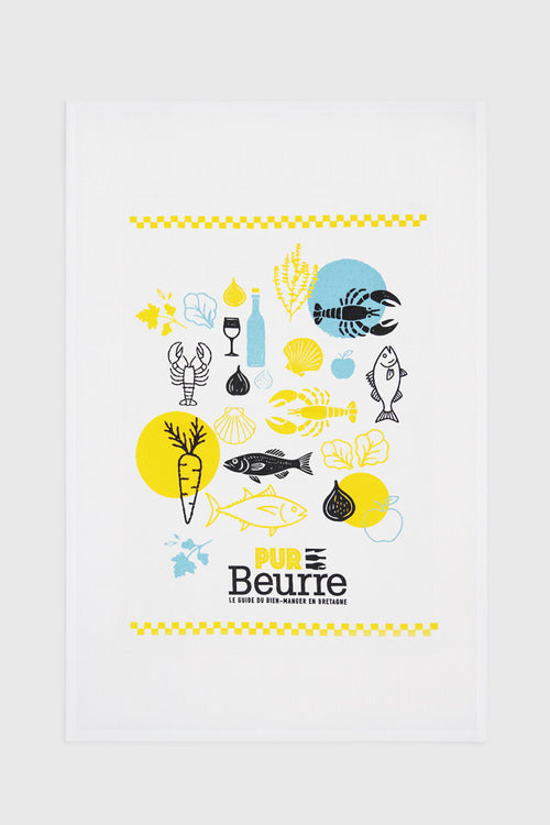 “Pure Butter” tea towel - 50x70cm - Armor-lux - 1