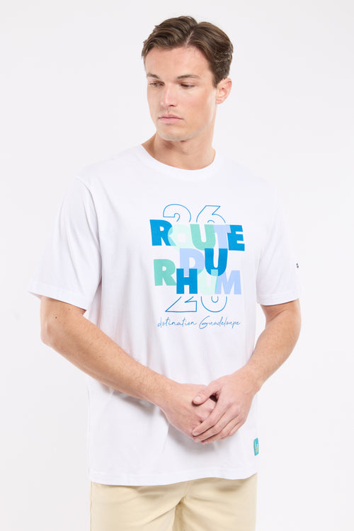 Screen-printed T-shirt - cotton - Armor-lux - 1