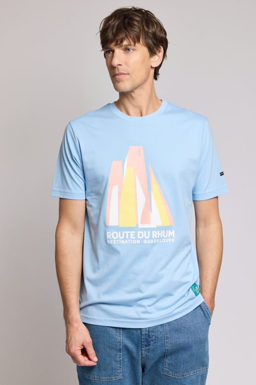 T-shirt sérigraphié - Route du Rhum - Destination Guadeloupe - Armor-lux - 1