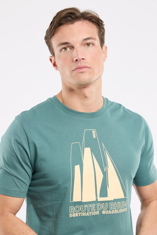 Screen-printed T-shirt - Route du Rhum - Destination Guadeloupe - Armor-lux - 2