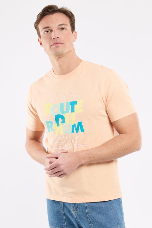 T-shirt sérigraphié - Route du Rhum - Destination Guadeloupe - Armor-lux - 1