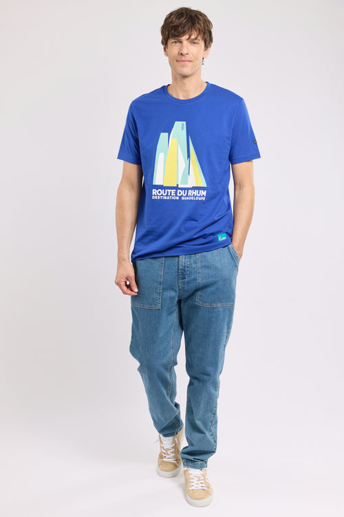 Screen-printed T-shirt - Route du Rhum - Destination Guadeloupe - Armor-lux - 3