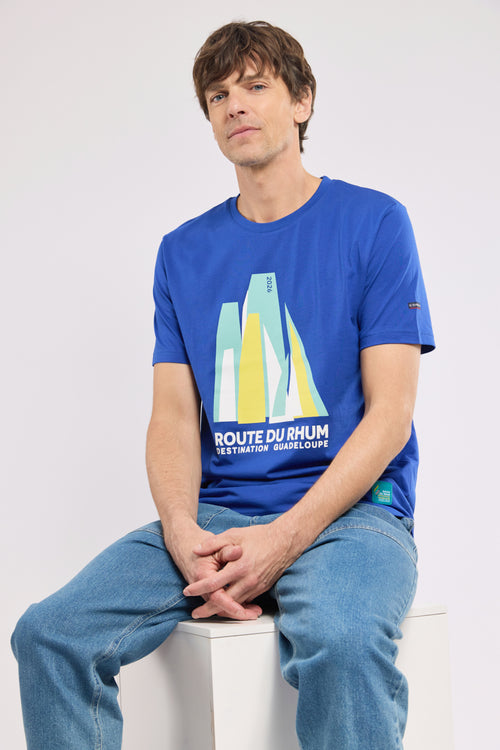 Screen-printed T-shirt - Route du Rhum - Destination Guadeloupe - Armor-lux - 1