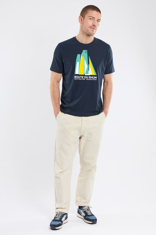T-shirt sérigraphié - Route du Rhum - Destination Guadeloupe - Armor-lux - 4