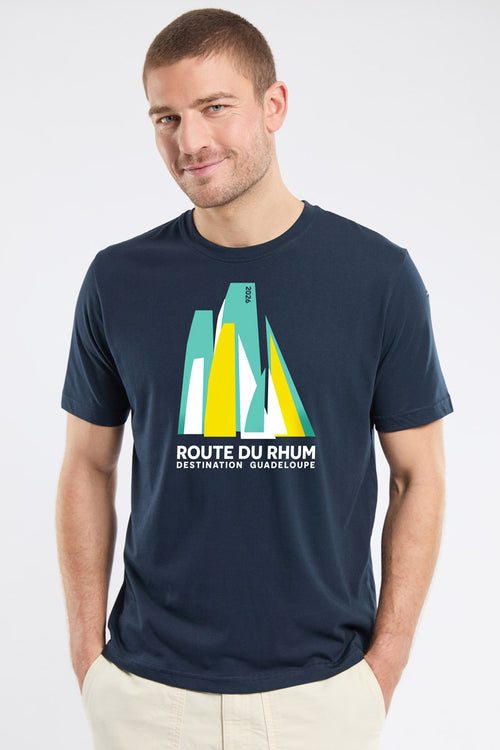 T-shirt sérigraphié - Route du Rhum - Destination Guadeloupe - Armor-lux - 1