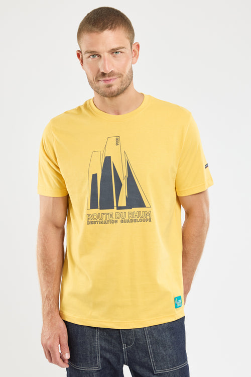 Screen-printed T-shirt - cotton - Armor-lux - 1