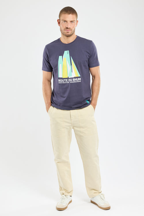 T-shirt sérigraphié - Route du Rhum - Destination Guadeloupe - Armor-lux - 3