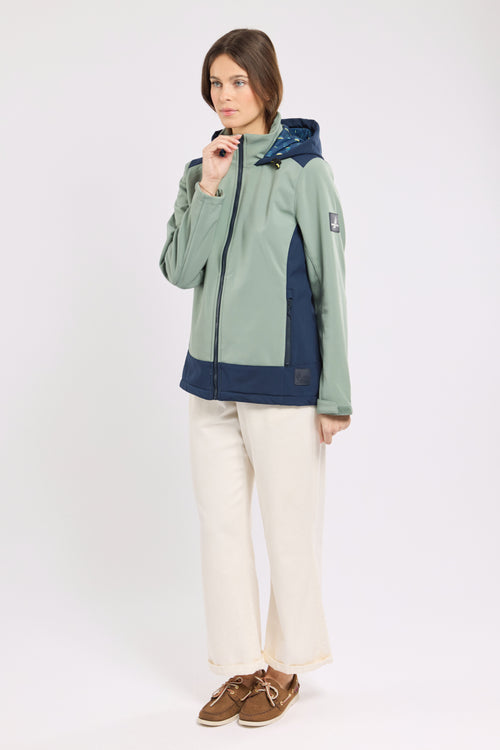 Two-tone softshell jacket - Women - Armor-lux - 3