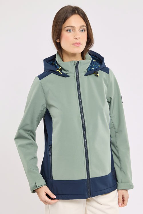 Zweifarbige Softshelljacke – Damen - Armor-lux - 1