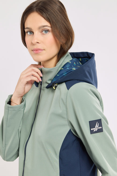 Two-tone softshell jacket - Women - Armor-lux - 4