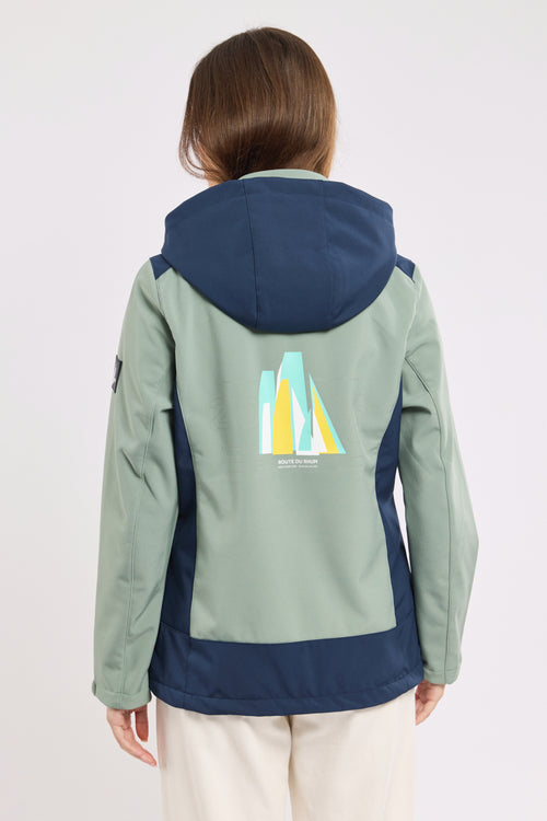 Two-tone softshell jacket - Women - Armor-lux - 2