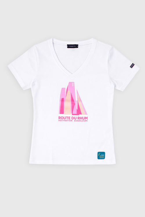 T-shirt sérigraphié - Route du Rhum - Destination Guadeloupe - Armor-lux - 1
