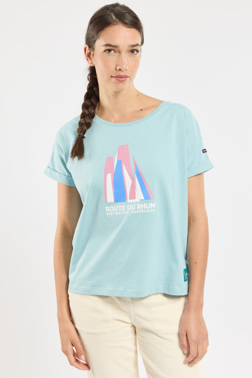 Screen-printed T-shirt - cotton - Armor-lux - 1