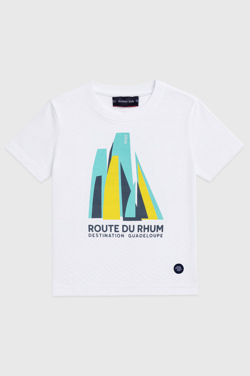 T-shirt sérigraphié Kids - Route du Rhum - Destination Guadeloupe - Armor-lux - 1