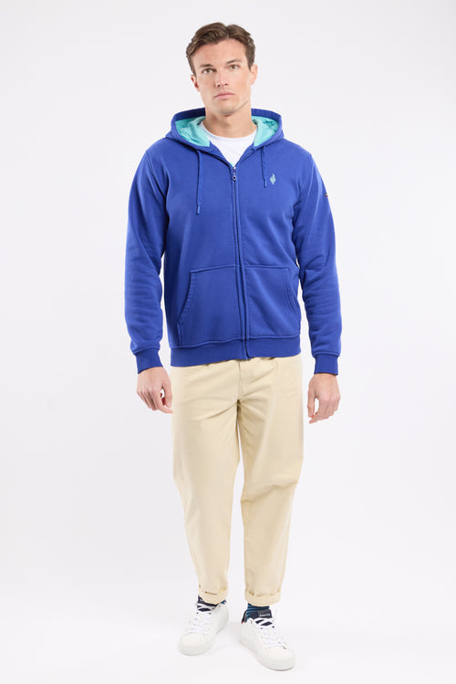 Sweatshirt mit Reißverschluss und Siebdruck - Baumwolle - Armor-lux - 4