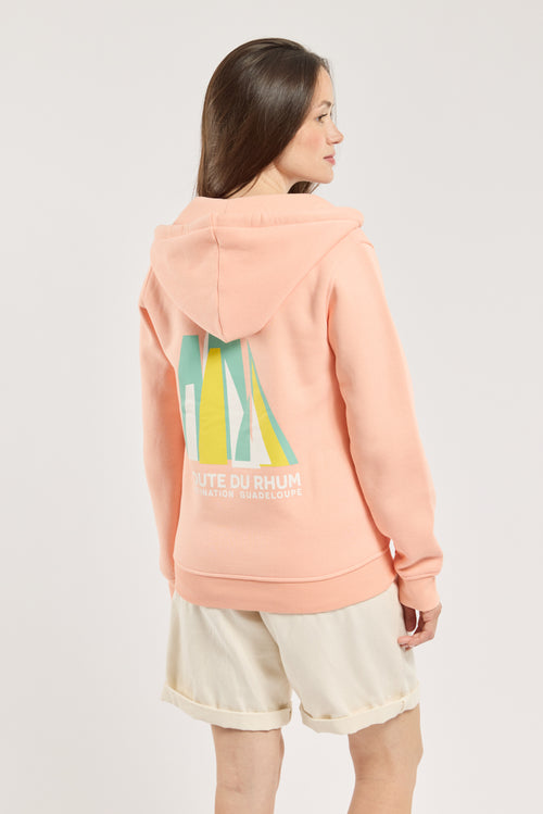 Sweat zippé sérigraphié - Route du Rhum - Destination Guadeloupe - Armor-lux - 5