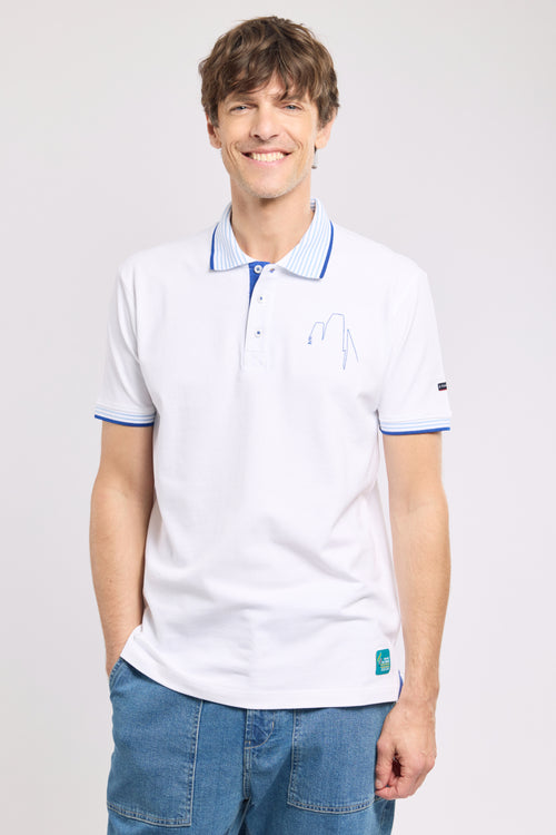 Polo brodé Homme - coton - Armor-lux - 1