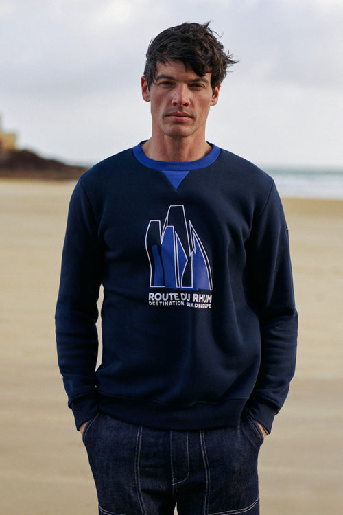 Embroidered sweatshirt - cotton - Armor-lux - 1