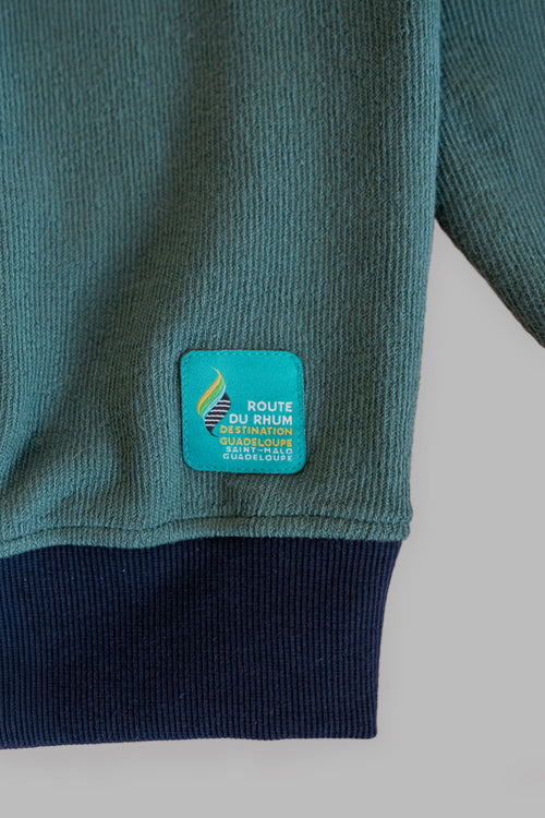 Trucker-neck sweatshirt - cotton - Armor-lux - 4