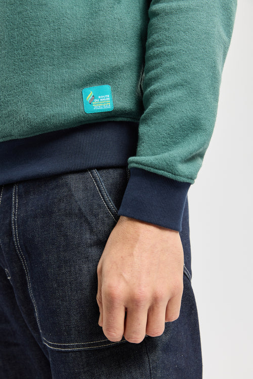 Trucker-neck sweatshirt - cotton - Armor-lux - 4