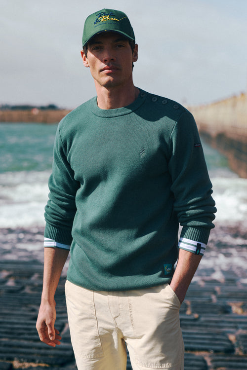 Fisherman jumper - cotton and wool - Armor-lux - 1