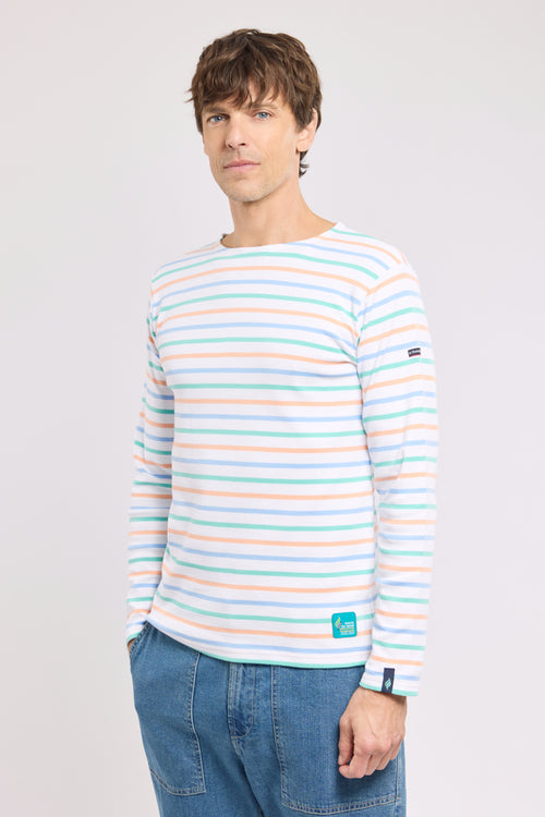 4-color striped shirt - thick cotton - Armor-lux - 1